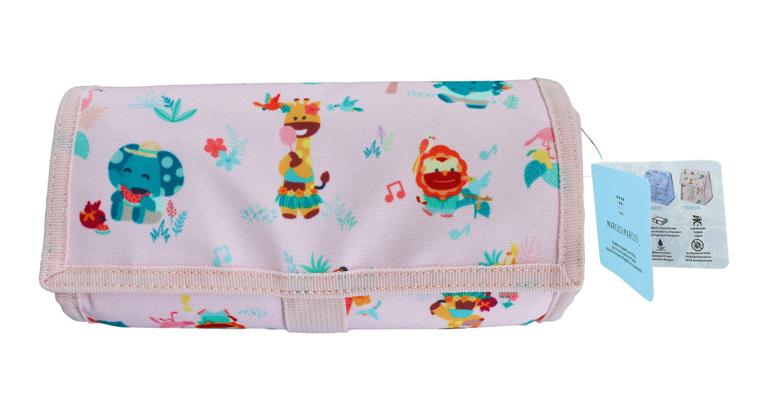 Mochila Dobrável Térmica Tropical - Rosa