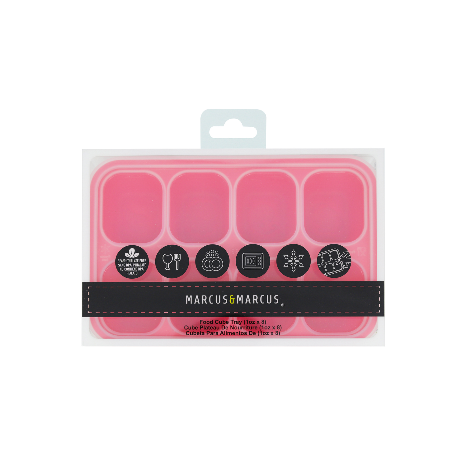 Forma para Congelar com 8 Cubos 30 ml Leão Marcus - Vermelho