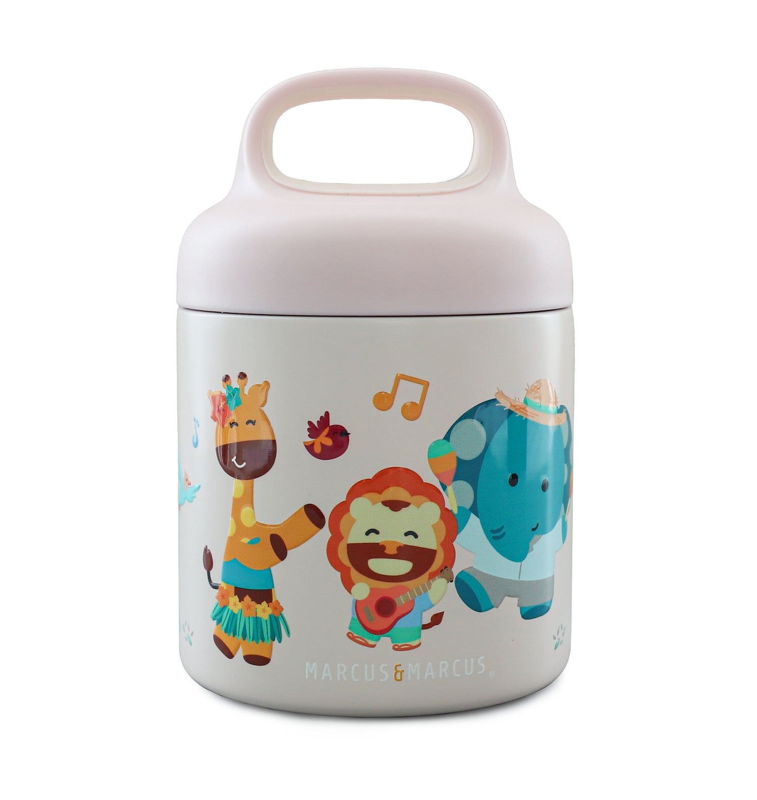 Pote Térmico Com Alça 300Ml Tropical - Rosa