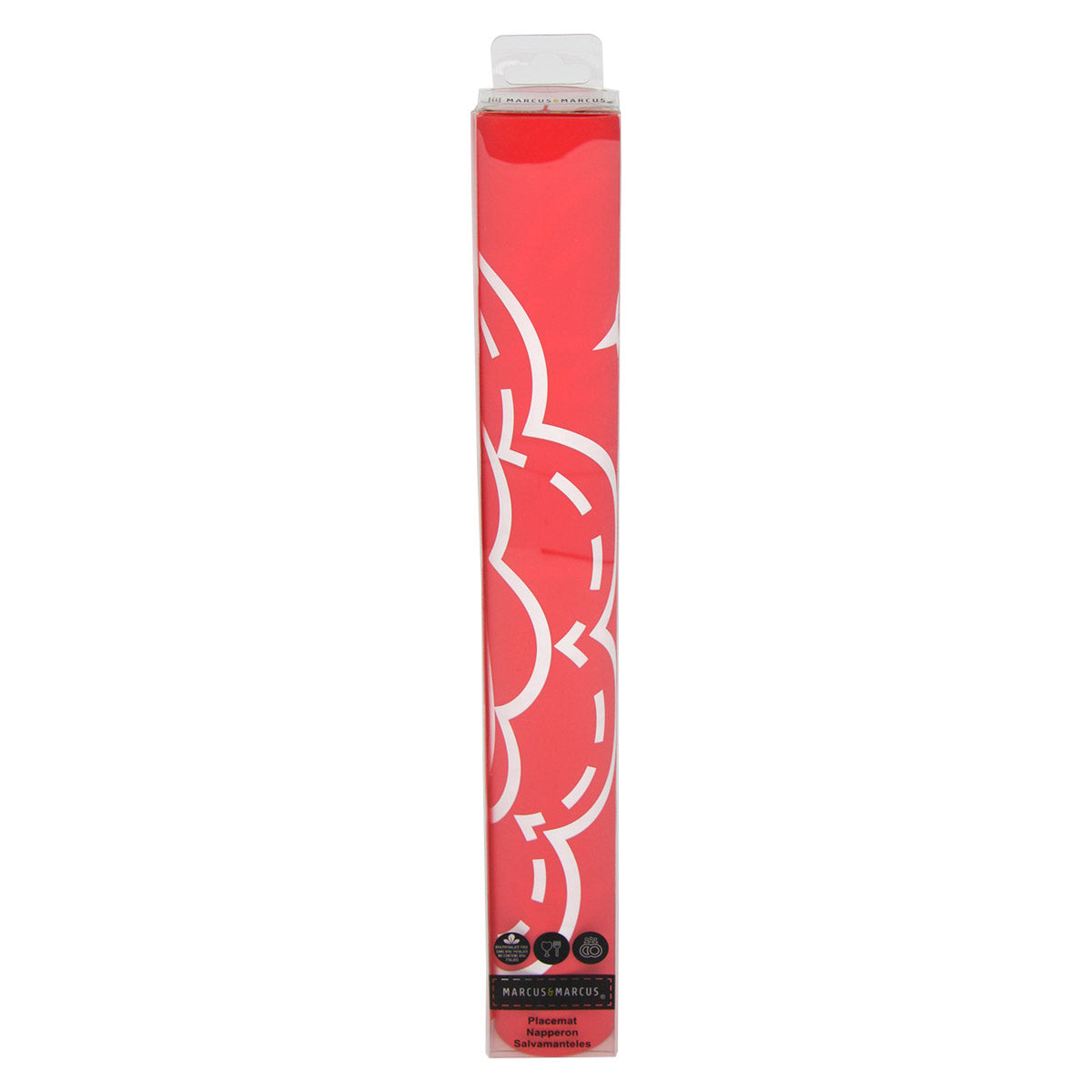 Jogo Americano em Silicone Leão Marcus - Vermelho