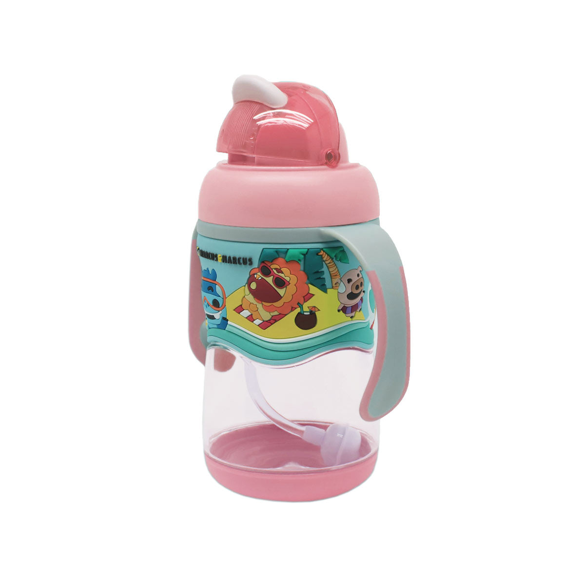 Copo Antivazamento 420 ml 2 Estágios em Tritan - Rosa