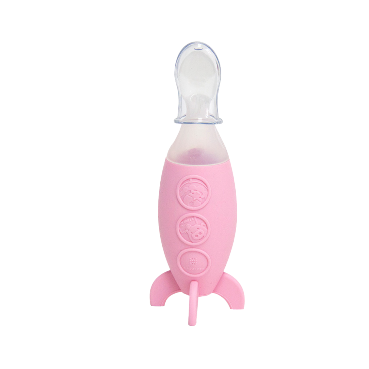 Colher Dosadora em Silicone para Alimento - Rosa