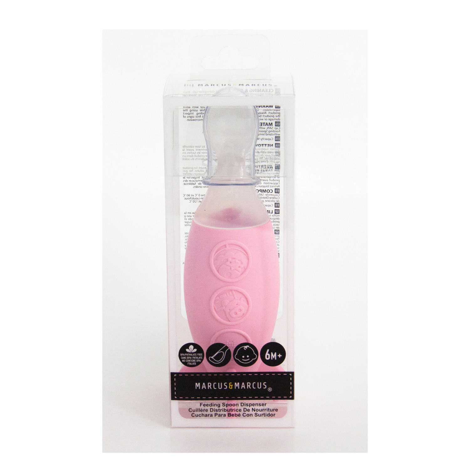 Colher Dosadora em Silicone para Alimento - Rosa