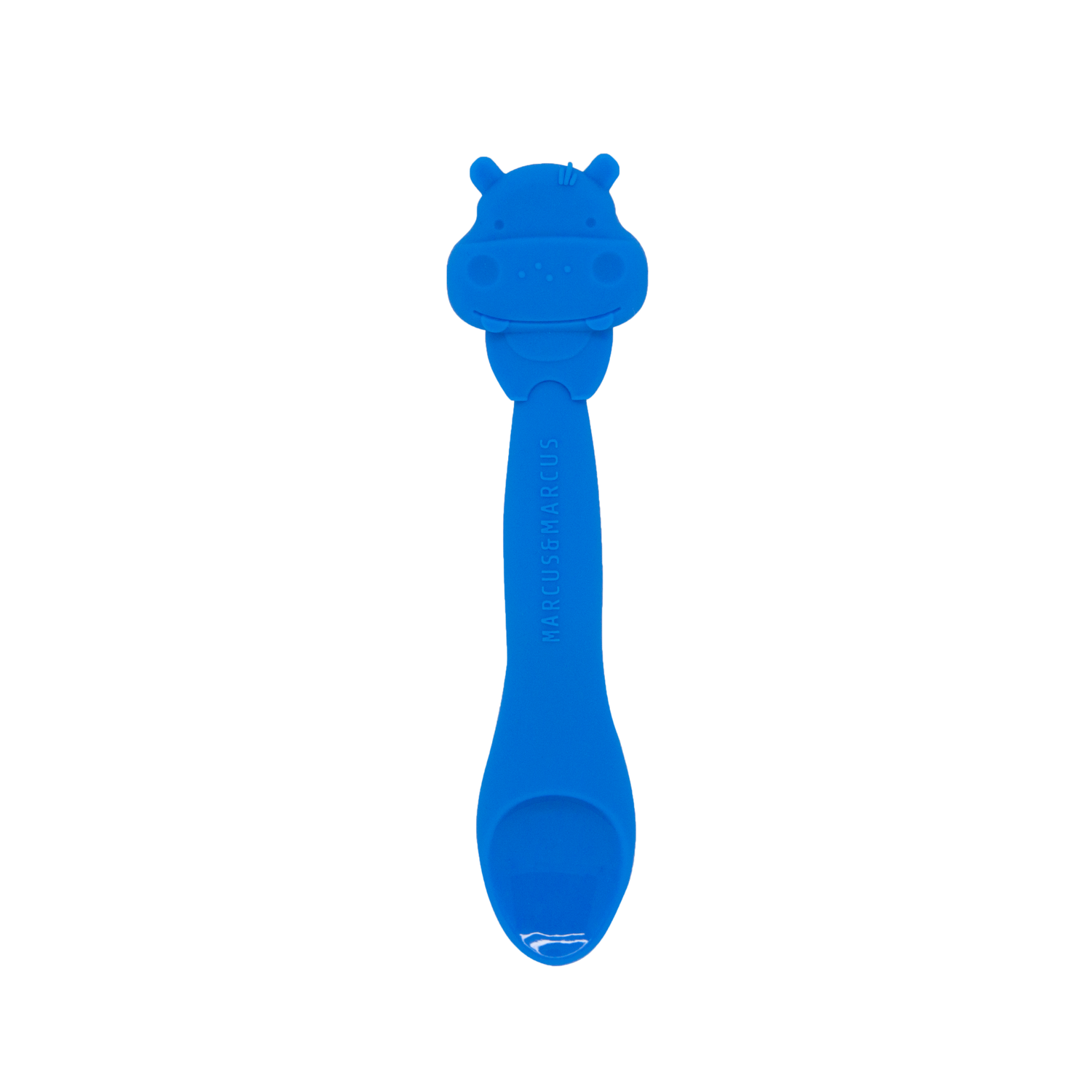 Colher em Silicone para Papinha Hipopótamo Lucas - Azul