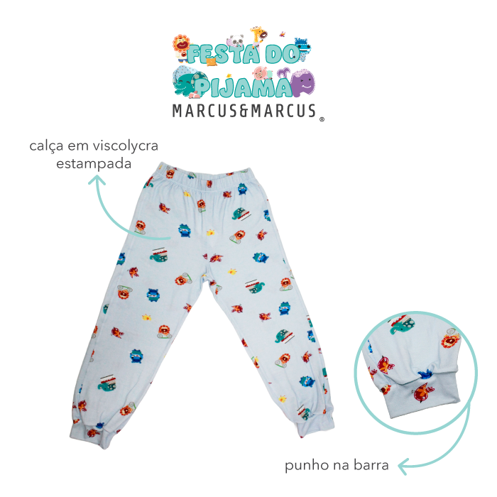 Pijama Longo Masculino Turminha