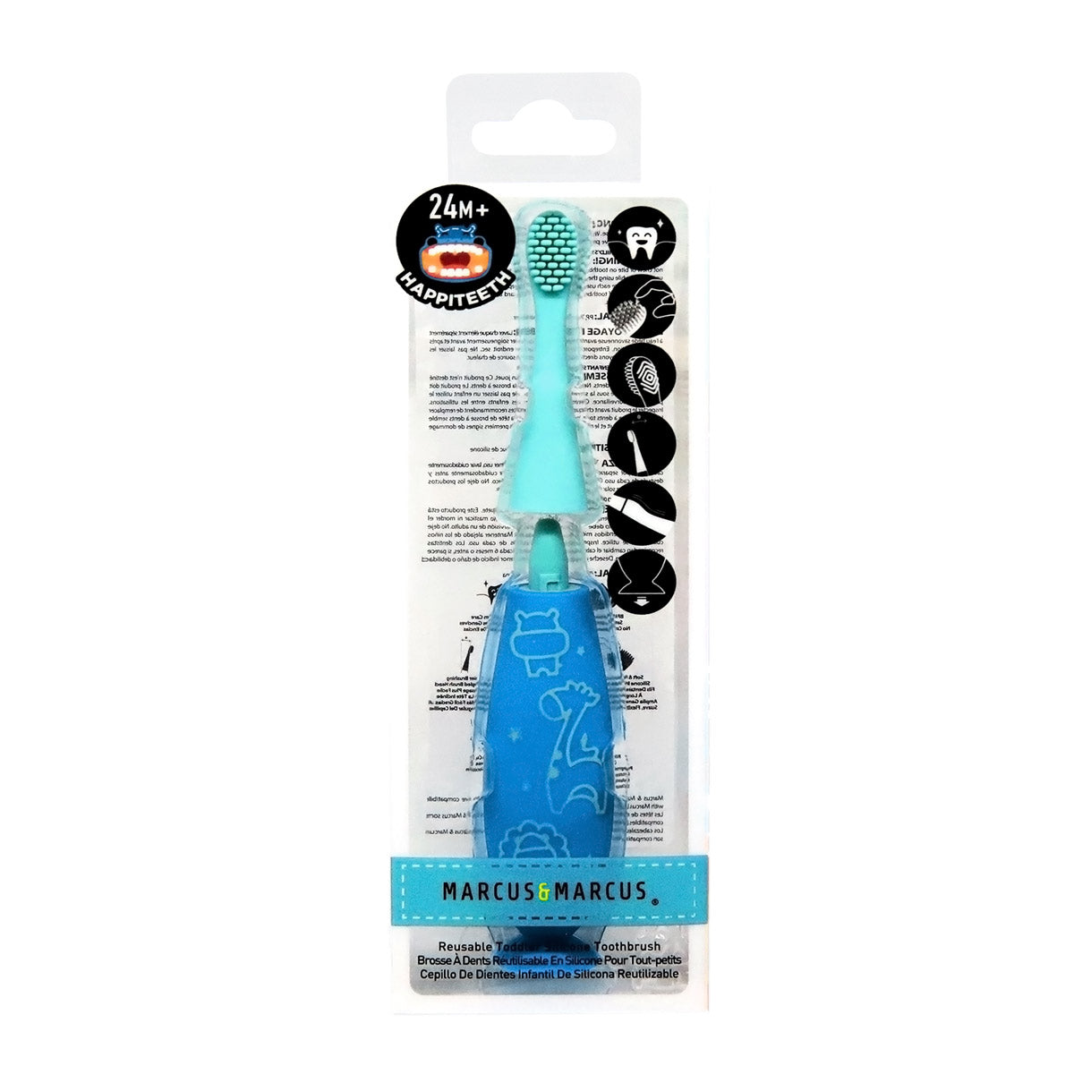 Massageador de Gengiva com Refil em Silicone - Azul