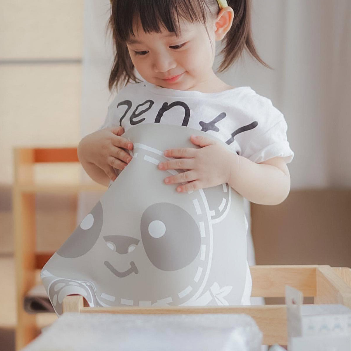 Jogo Americano em Silicone Panda Pebble - Cinza