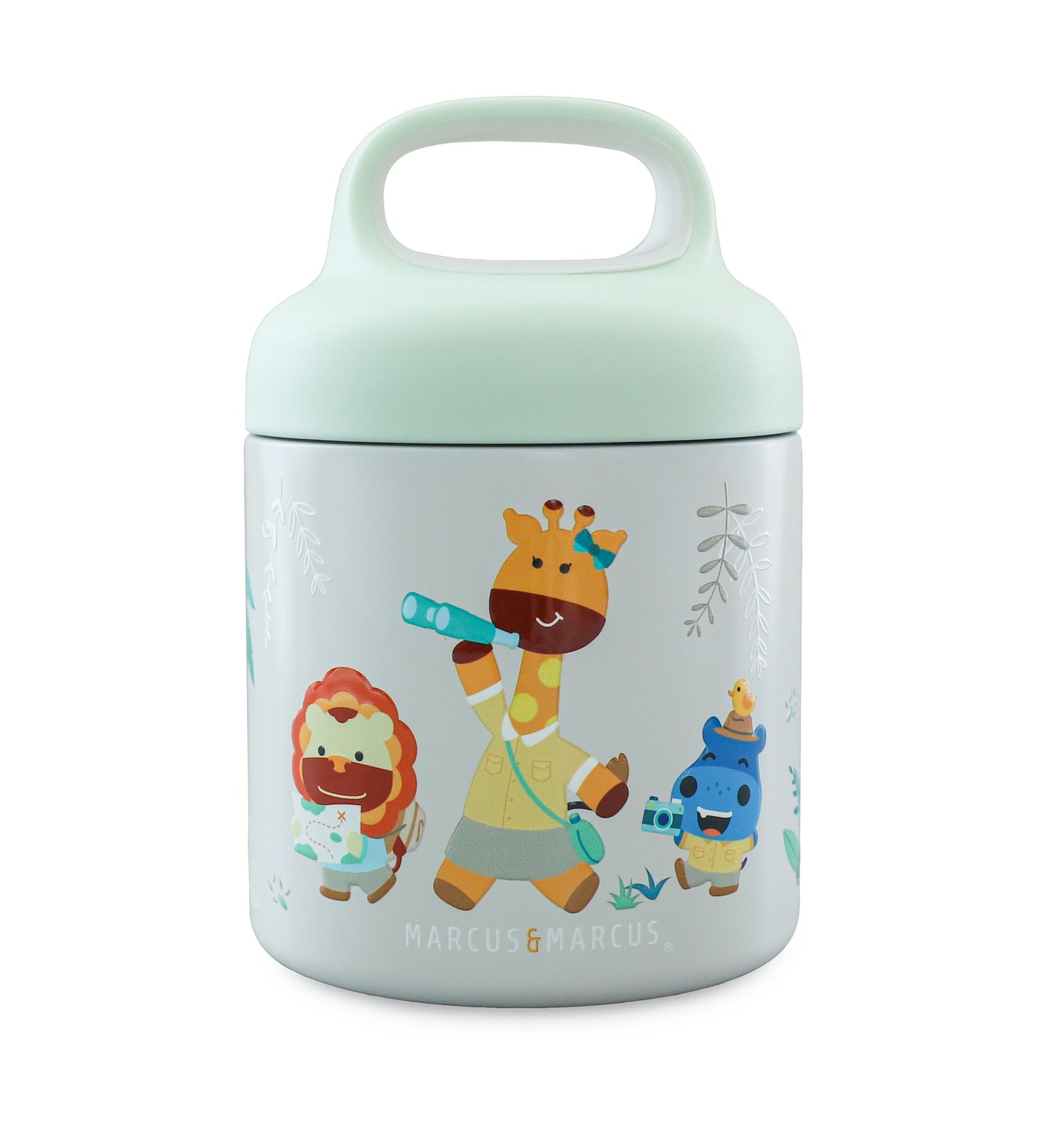 Pote Térmico Com Alça 300Ml Jungle - Verde
