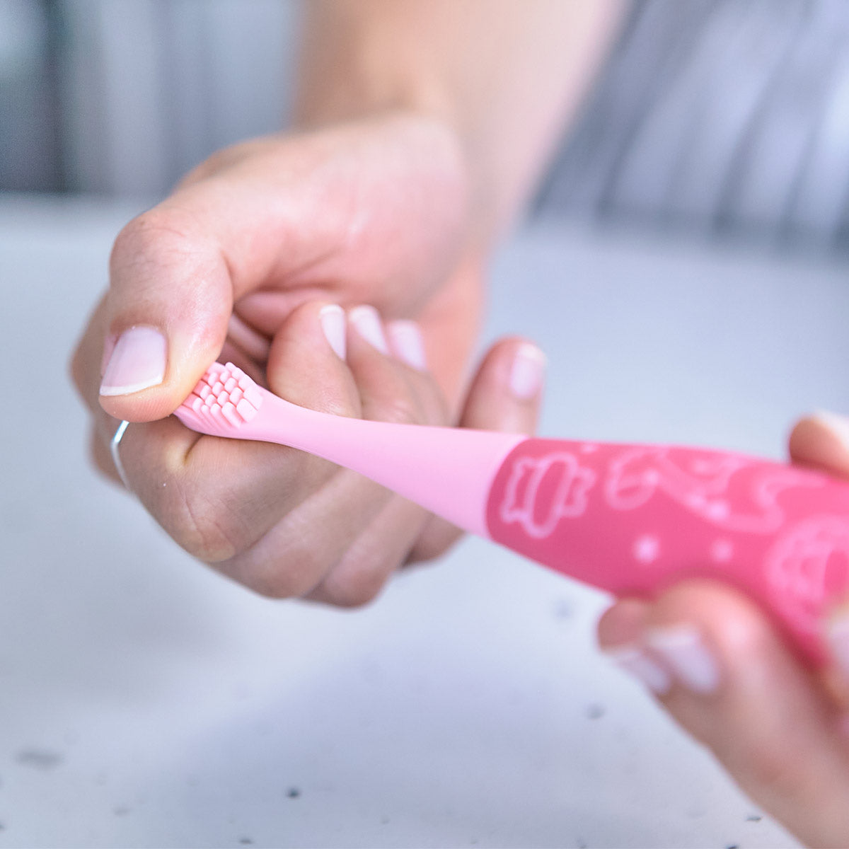 Refil em Silicone para Massageador Reutilizável - Rosa