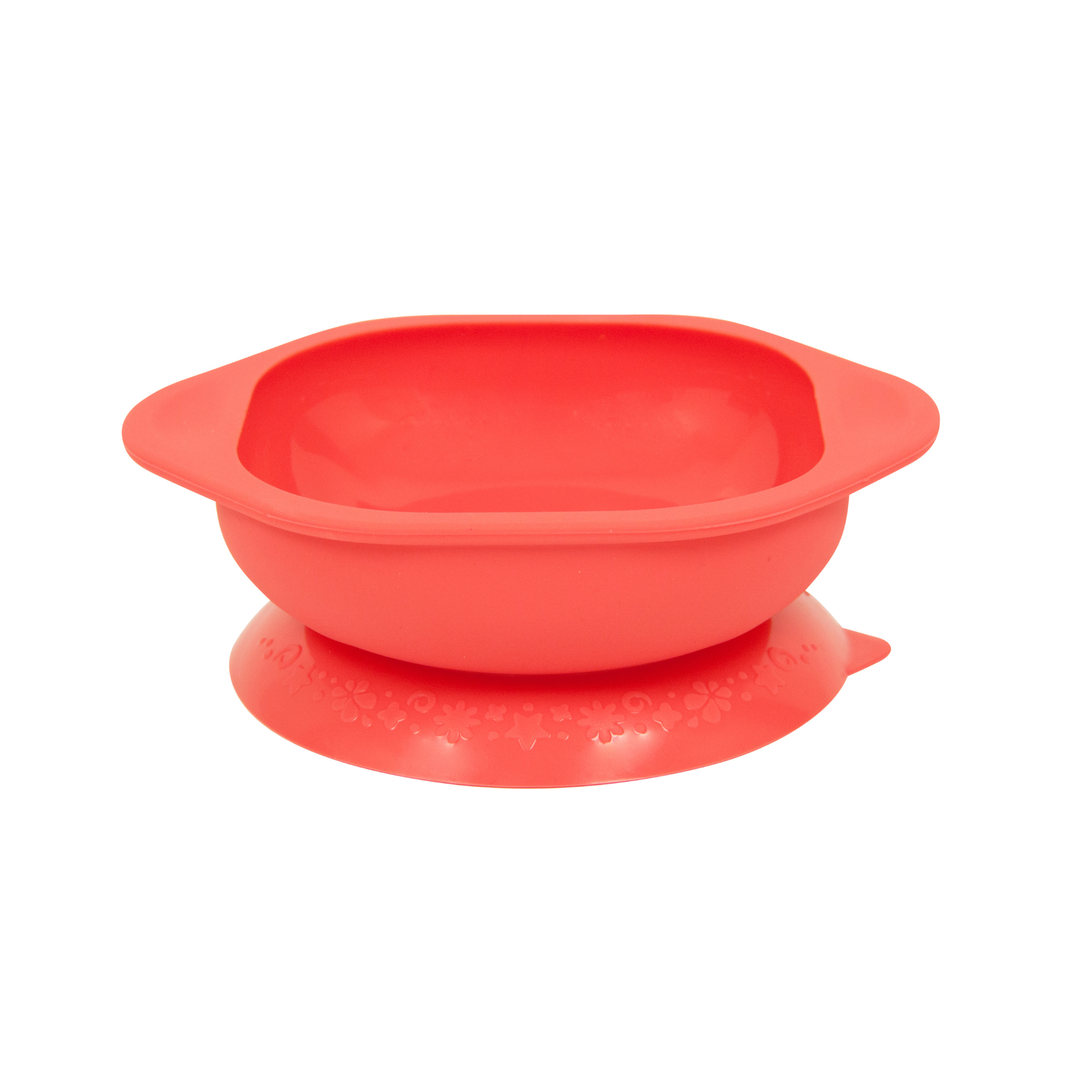 Tigela com Sucção Leão Marcus - Vermelho