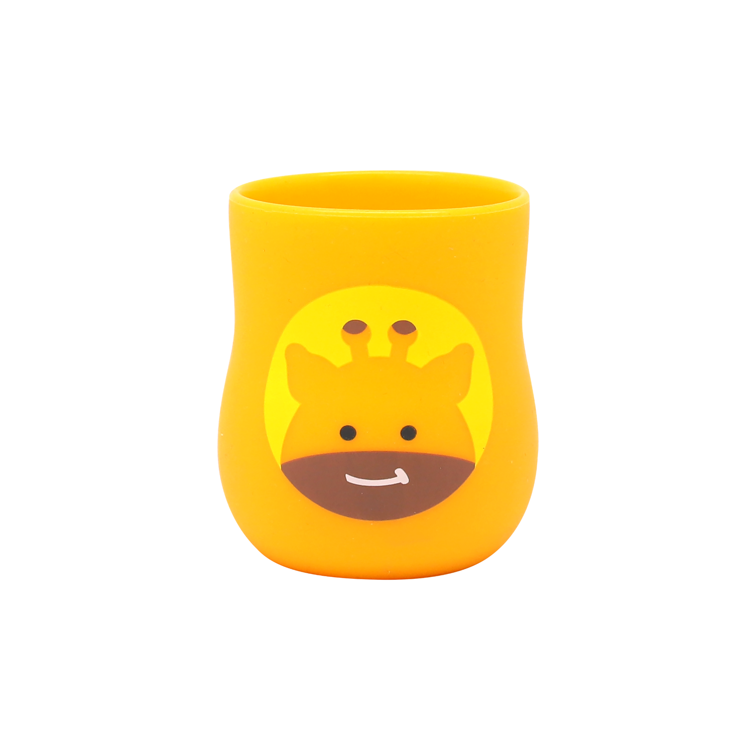 Copo Anatômico em Silicone 120 ml Girafa Lola - Amarelo