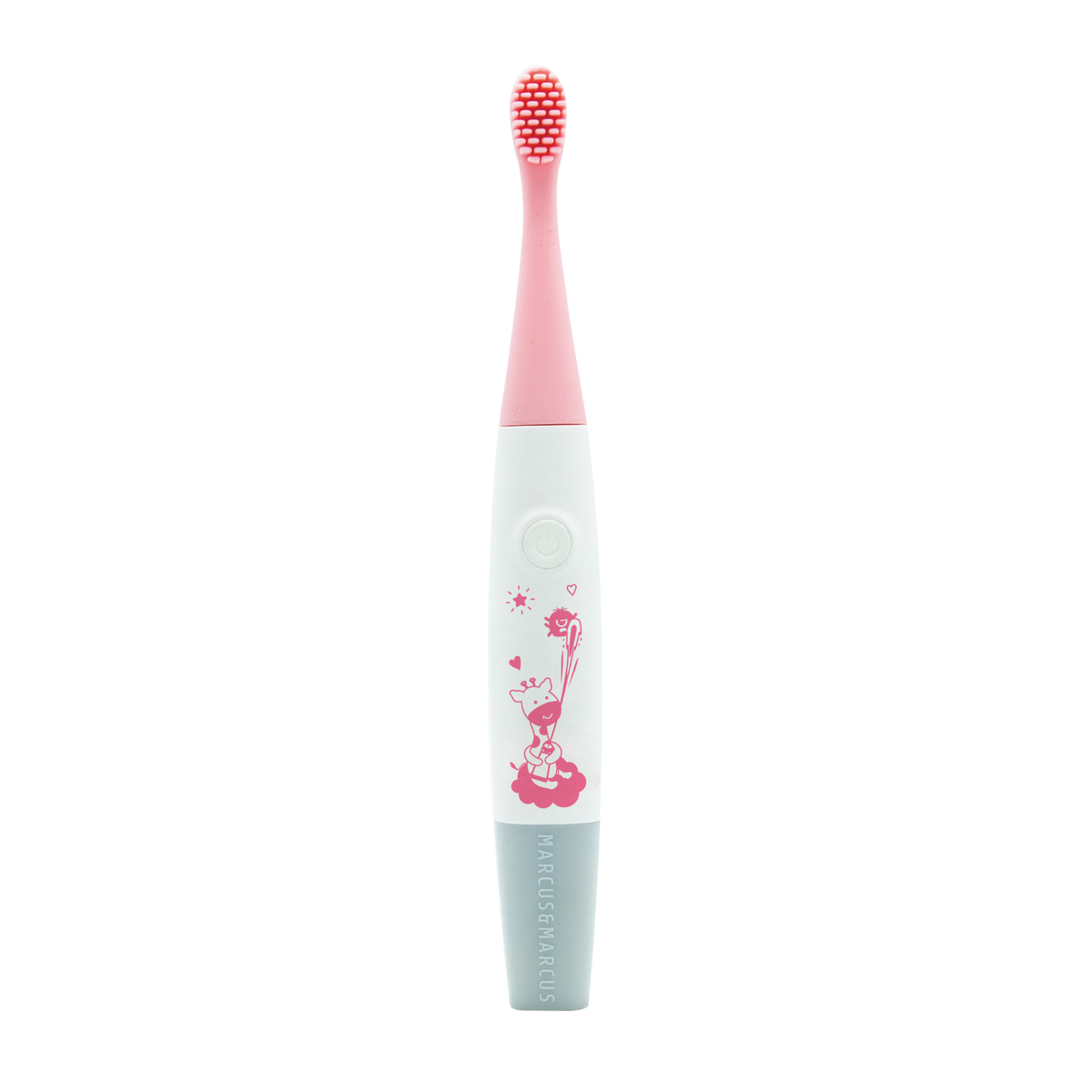 Massageador De Gengiva Elétrico Com Refil Silicone Rosa