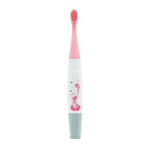 Massageador De Gengiva Elétrico Com Refil Silicone Rosa