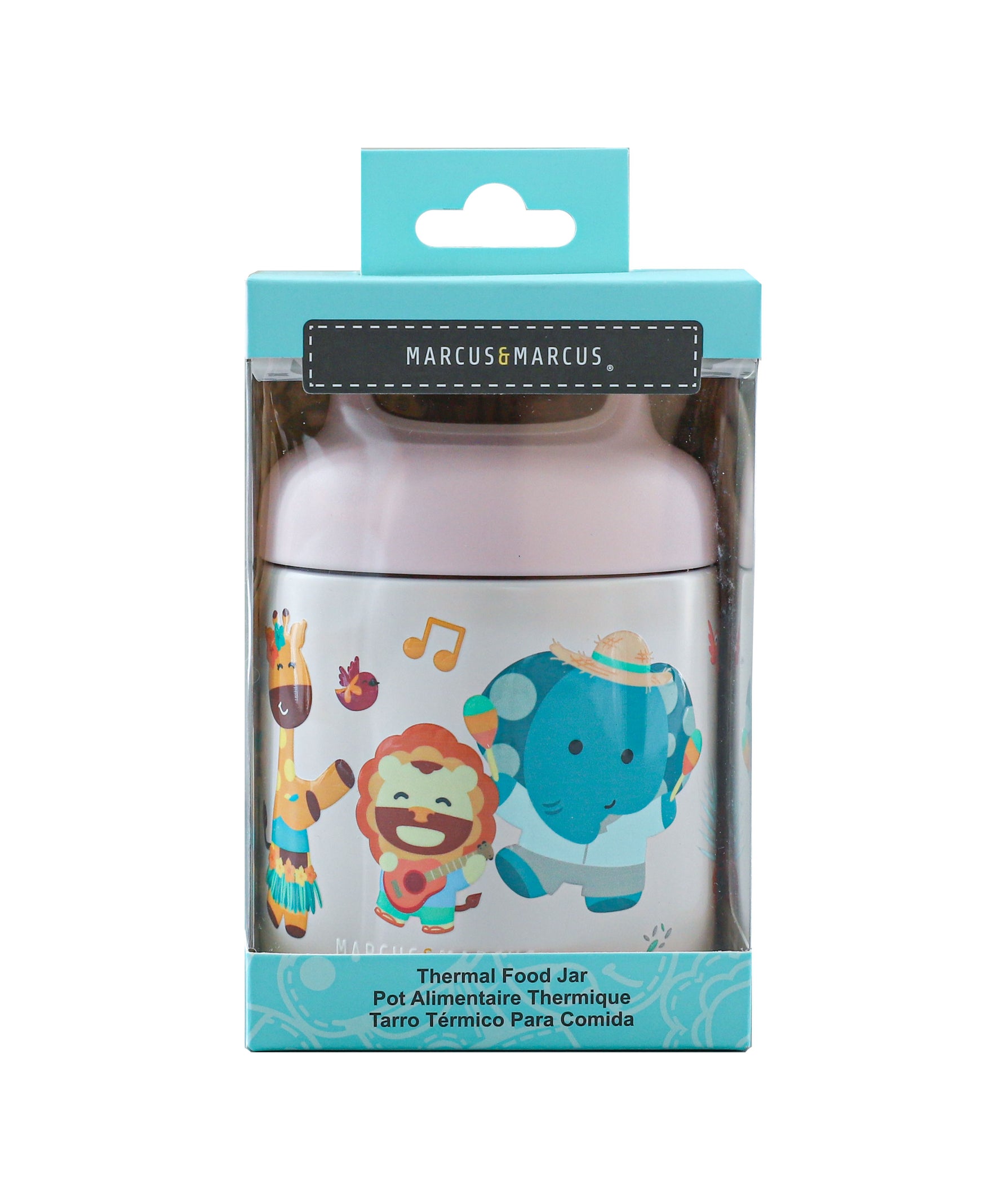 Pote Térmico Com Alça 300Ml Tropical - Rosa