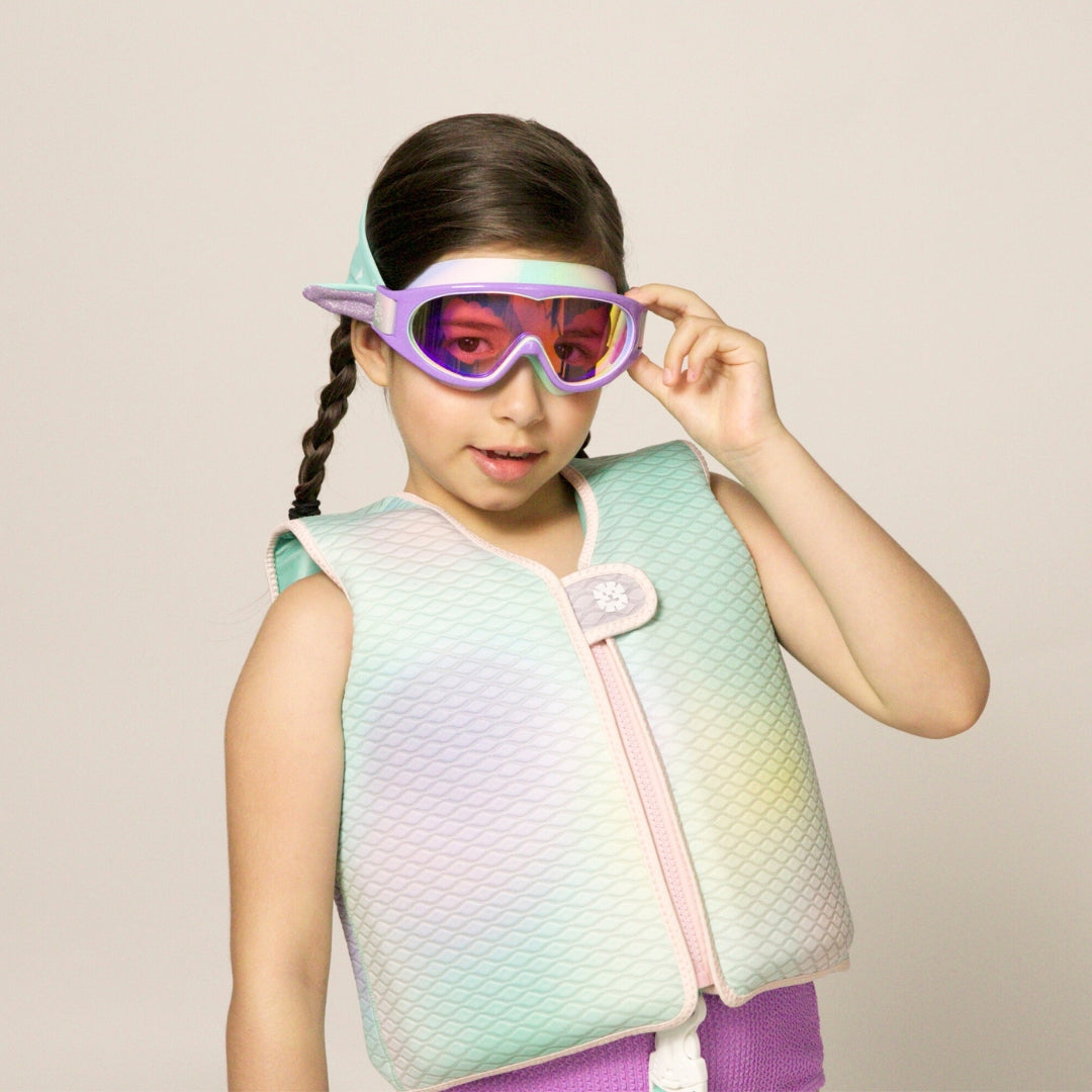 Colete Flutuador Infantil Gatinha Sereia