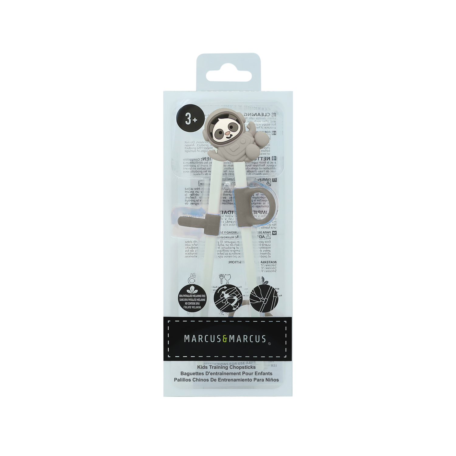 Hashi para Treinamento Kids Panda Pebble - Cinza