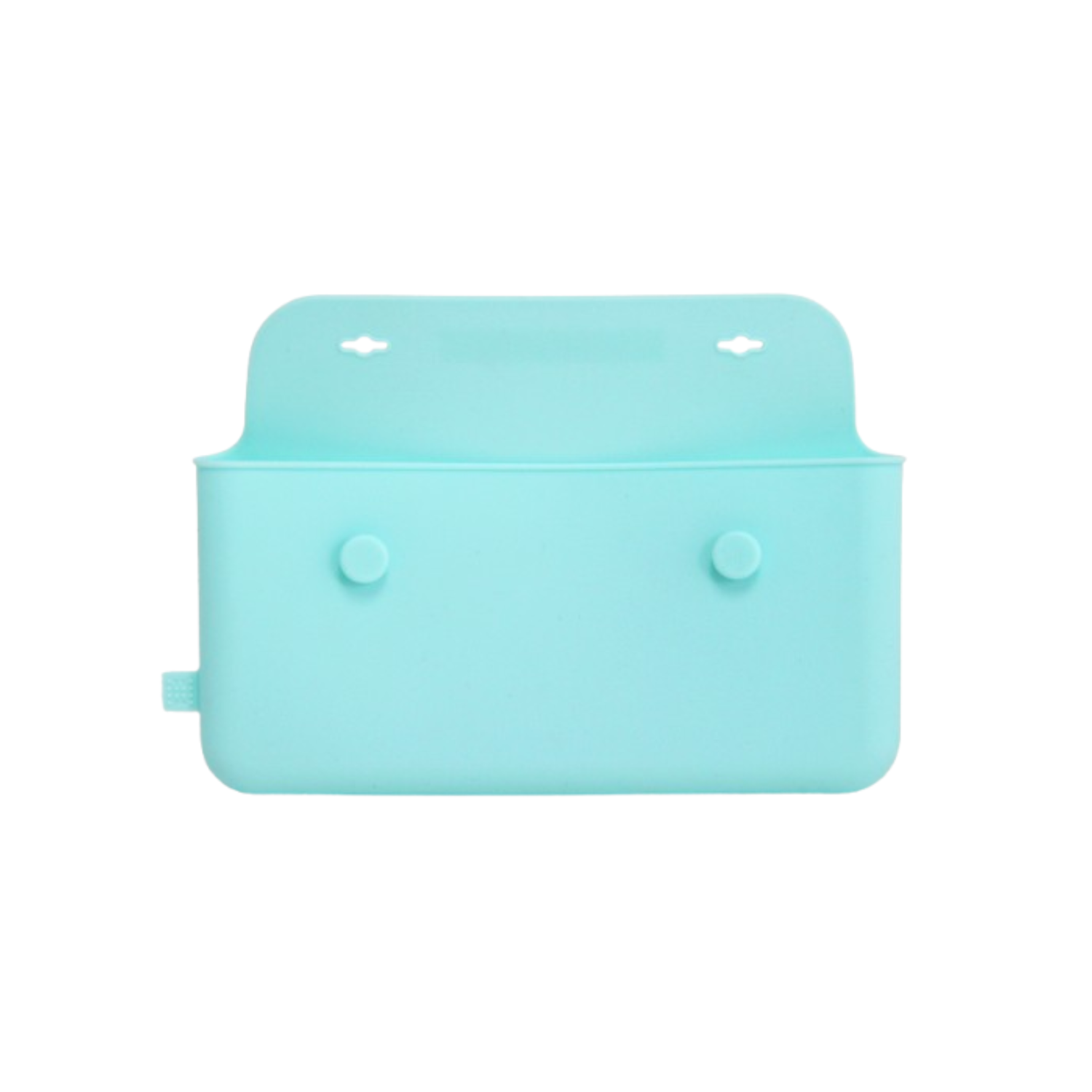 Bolsa Em Silicone Portátil Para Talheres - Verde