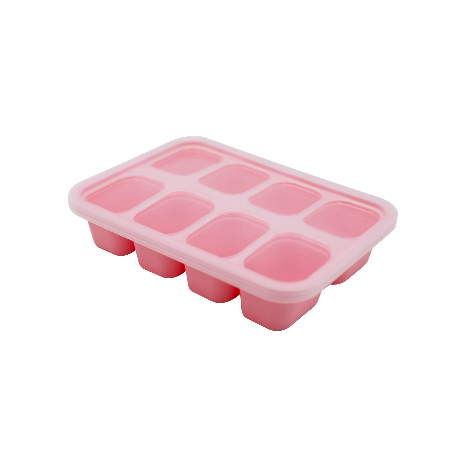 Forma para Congelar com 8 Cubos 30 ml Porquinha Pokey - Rosa