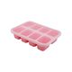 Forma para Congelar com 8 Cubos 30 ml Porquinha Pokey - Rosa