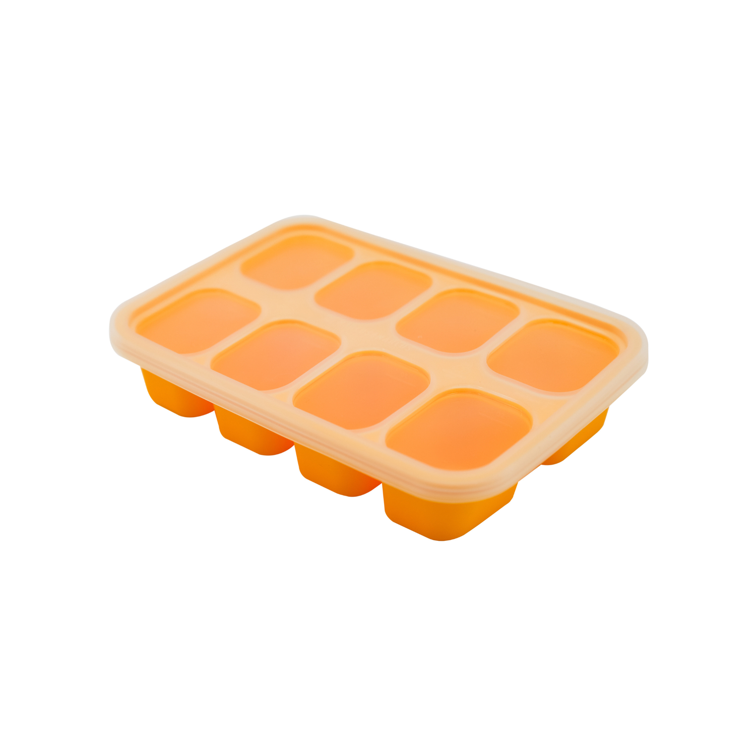 Forma para Congelar com 8 Cubos 30 ml Girafa Lola - Amarelo