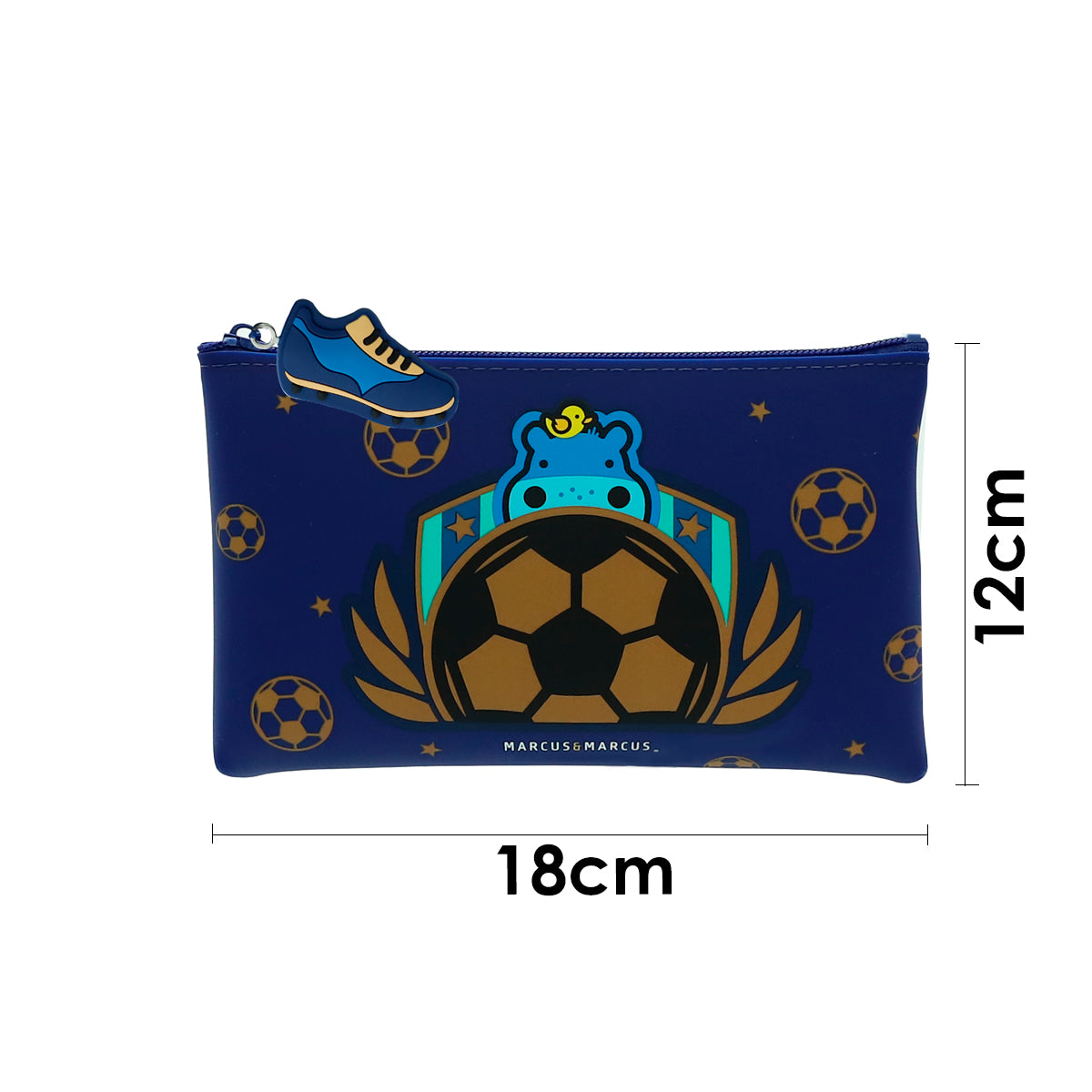 Estojo Multiuso em Silicone Futebol - Azul