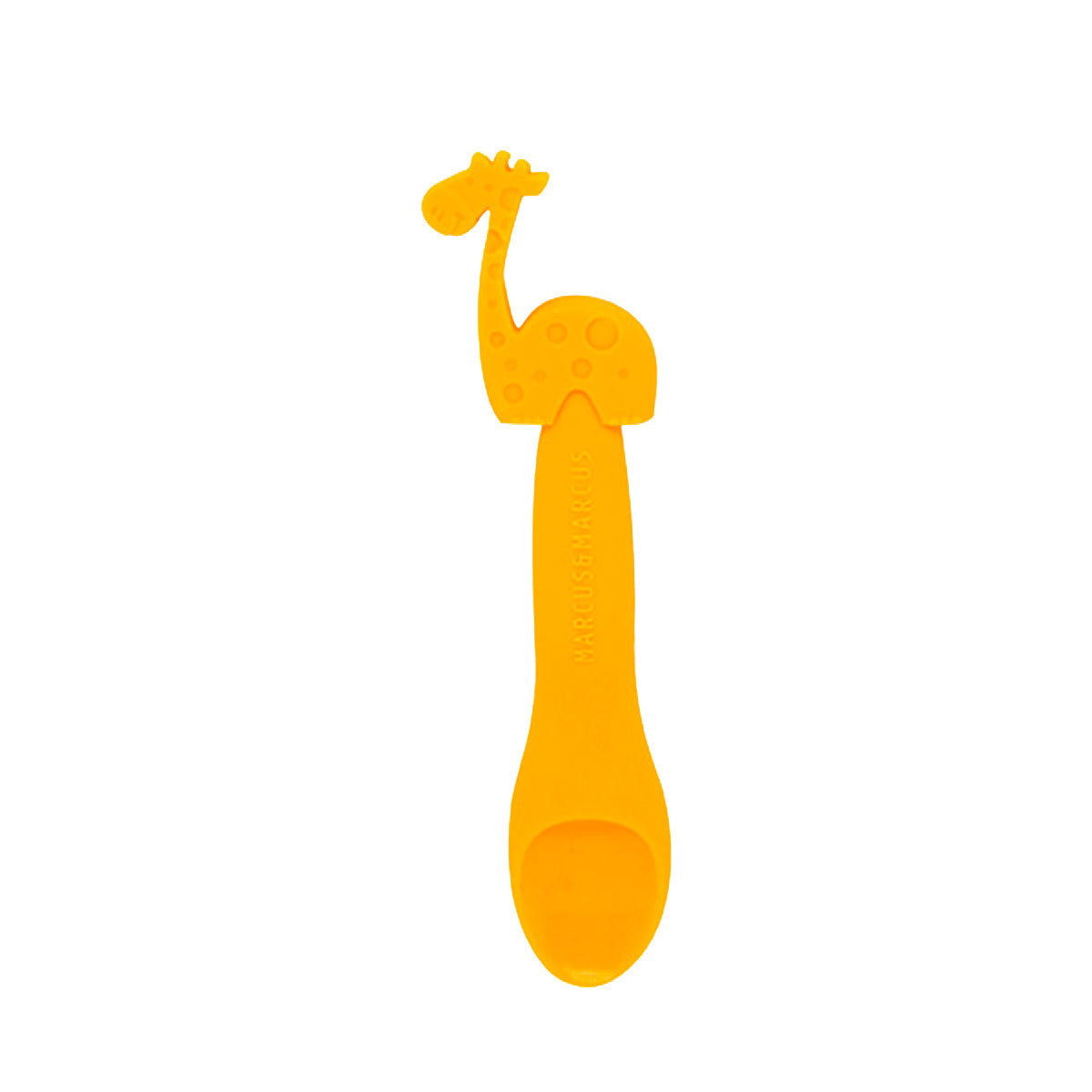 Colher em Silicone para Papinha Girafa Lola - Amarelo