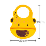 Babador Em Silicone Girafa Lola - Amarelo