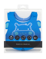 Babador Em Silicone Hipopótamo Lucas - Azul