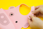 Babador Em Silicone Porquinha Pokey - Rosa
