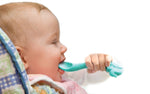 Colher Em Silicone Para Papinha Elefante Ollie - Verde