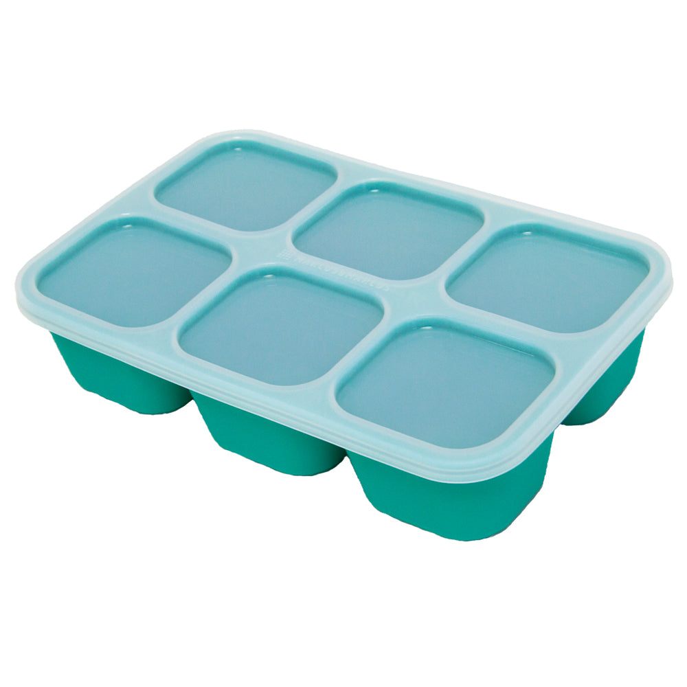 Forma Para Congelar Alimento 6 Cubos 60 Ml Elefante Ollie - Verde