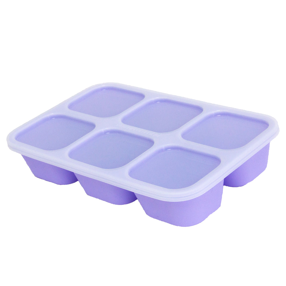 Forma Para Congelar Alimento 6 Cubos 60 Ml Baleia Willo - Lilás
