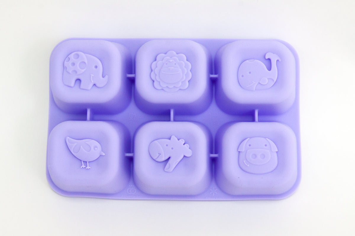 Forma Para Congelar Alimento 6 Cubos 60 Ml Baleia Willo - Lilás