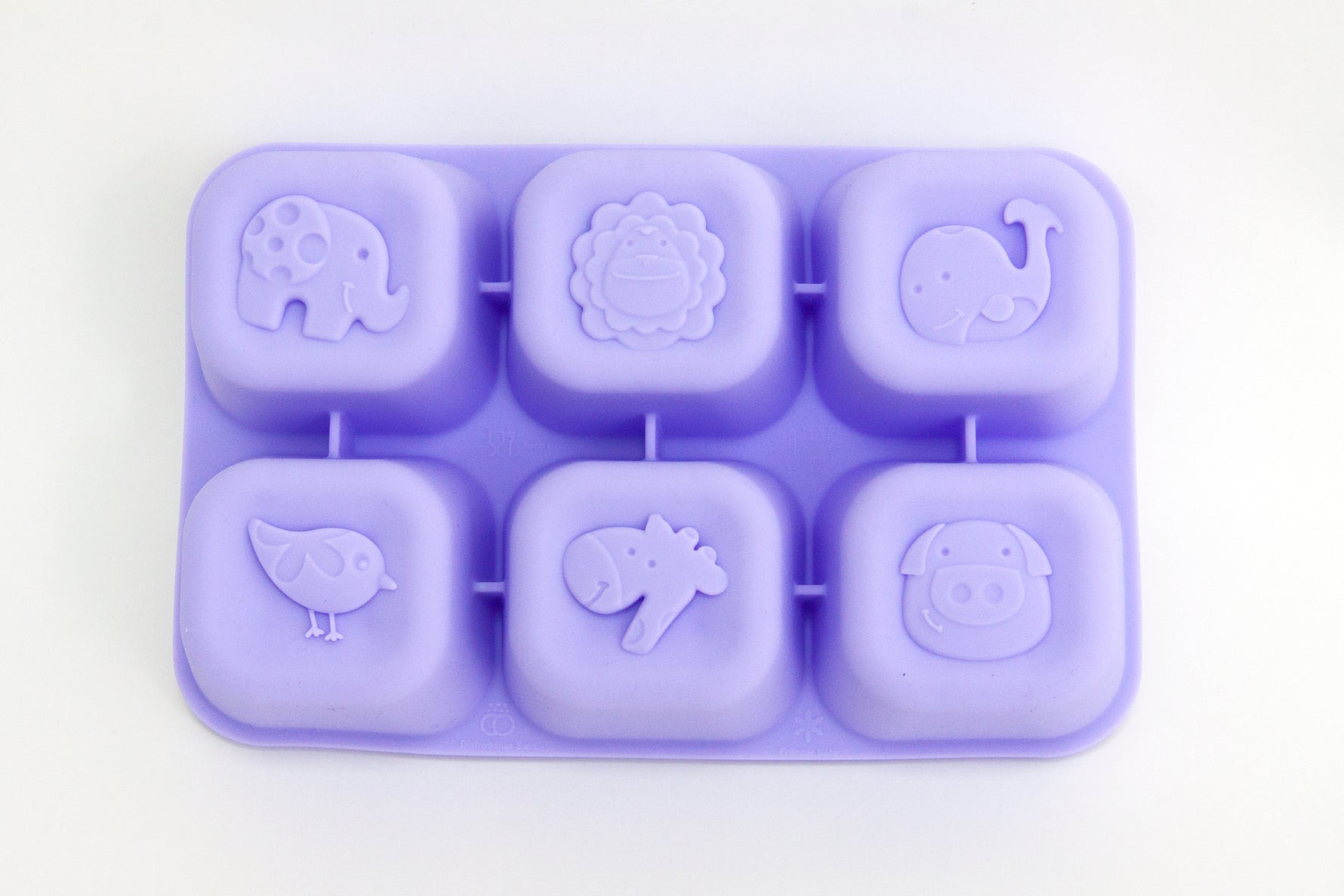 Forma Para Congelar Alimento 6 Cubos 60 Ml Baleia Willo - Lilás