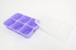 Forma Para Congelar Alimento 6 Cubos 60 Ml Baleia Willo - Lilás