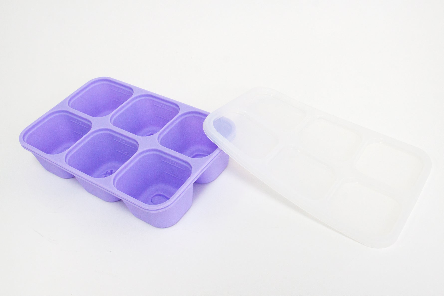 Forma Para Congelar Alimento 6 Cubos 60 Ml Baleia Willo - Lilás
