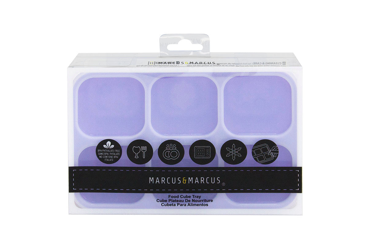 Forma Para Congelar Alimento 6 Cubos 60 Ml Baleia Willo - Lilás