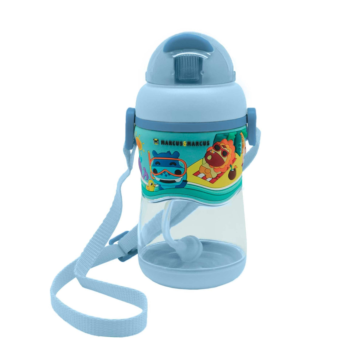 Copo Anti-Vazamento 420Ml 2 Estágios Em Tritan Azul