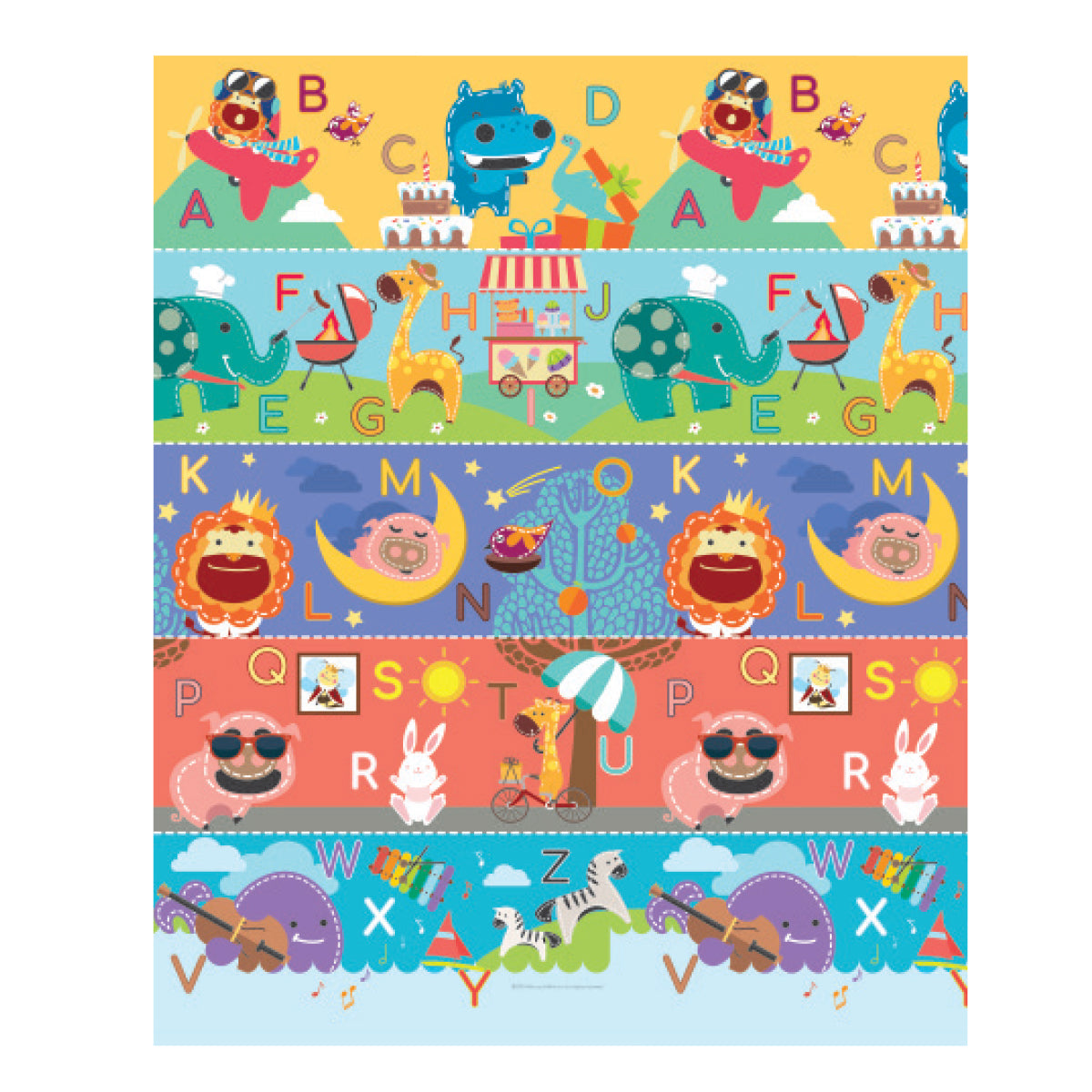 Tapete Xpe Dupla Face Sonhos 180X150X1Cm Multicolorido
