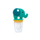 Alimentador Em Silicone 3 Em 1 Porta-Fruta (Mordedor. Alimentador E Forminha Para Sorvete) Elefante Ollie - Verde