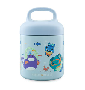 Pote Térmico Com Alça 300Ml Sealife - Azul