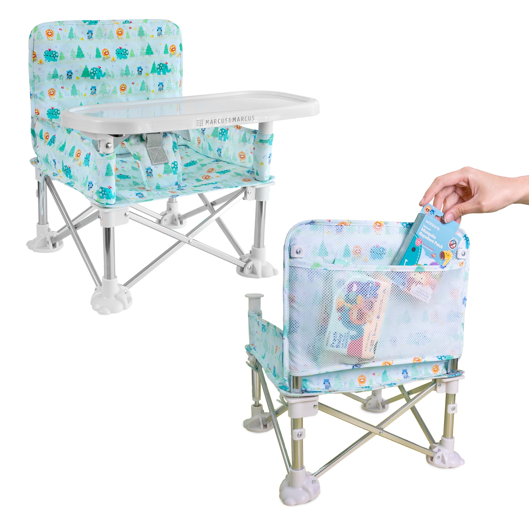 Cadeira Baby Outdoor Dobrável Camping - Azul