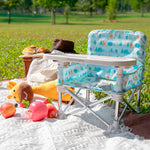 Cadeira Baby Outdoor Dobrável Camping - Azul