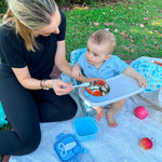 Cadeira Baby Outdoor Dobrável Camping - Azul
