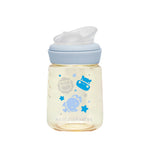 Copo De Transição 2 Fases Com Bico E Canudo Em Silicone E Ppsu 180 Ml Azul