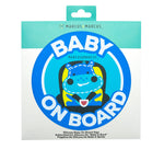 Baby On Board Para Carro/Vidro Hipopótamo Lucas - Azul