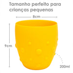 Copo Treinamento 200Ml Girafa Lola - Amarelo