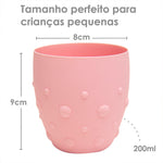 Copo Treinamento 200Ml Porquinha Pokey - Rosa