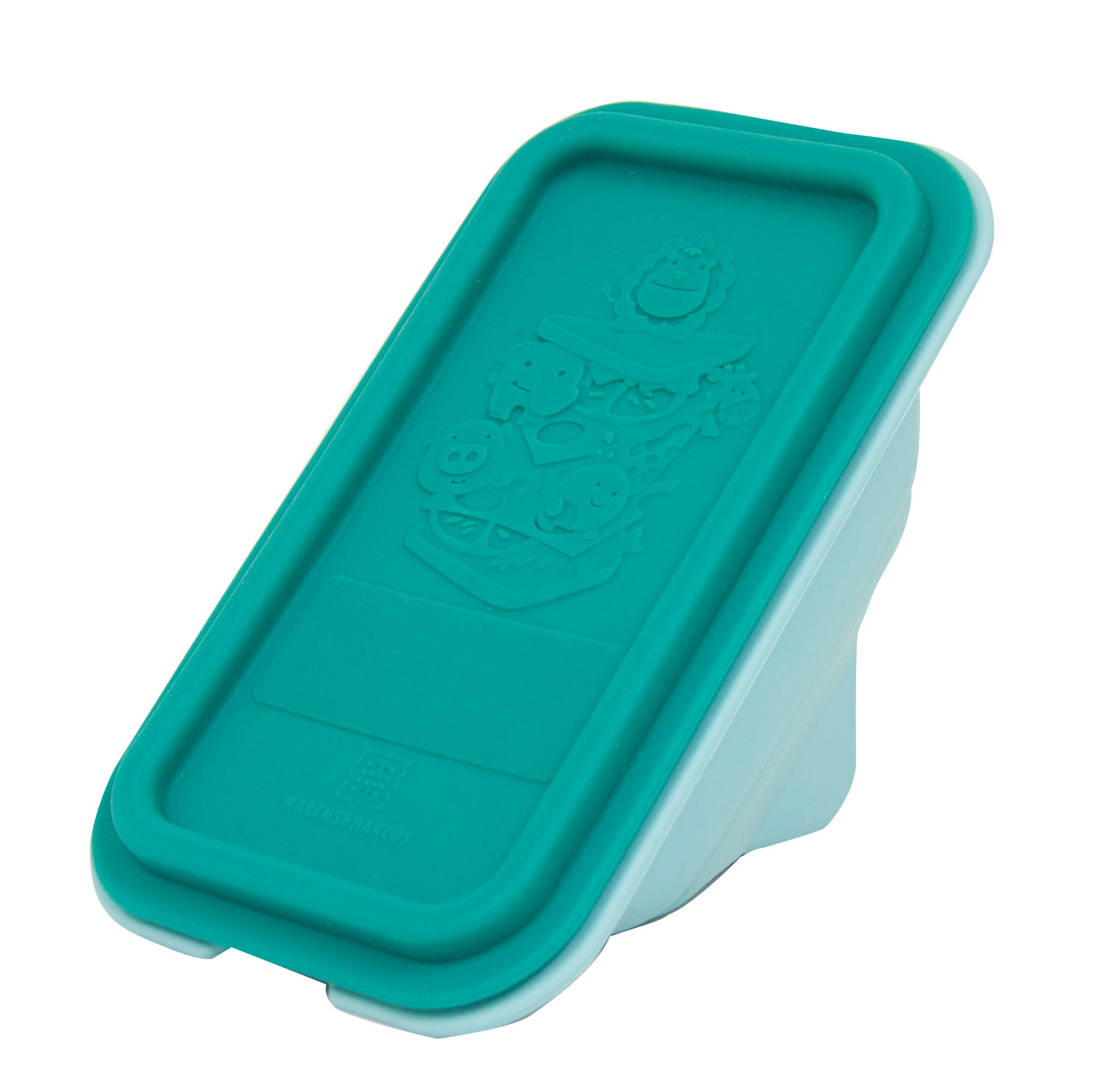 Porta Sanduíche Dobrável E Com Tampa Em Silicone Elefante Ollie - Verde