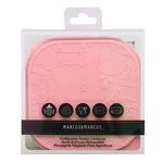 Pote Quadrado Dobrável Com Tampa Para Refeição Ou Snack 400Ml Porquinha Pokey - Rosa